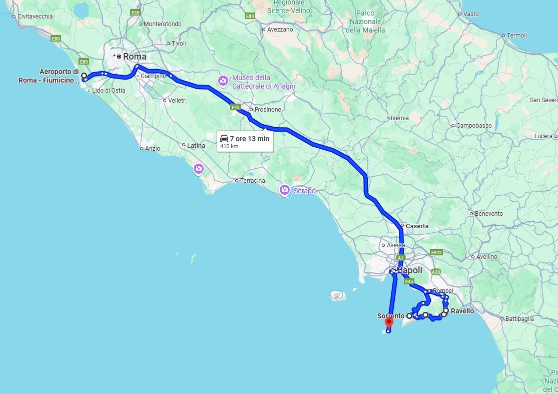 Itinerario Costiera Amalfitana 1