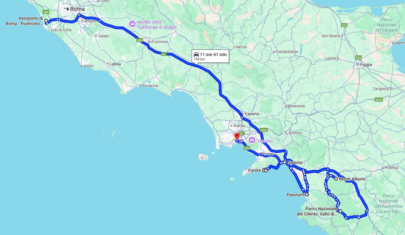 Itinerario Costiera Amalfitana 2