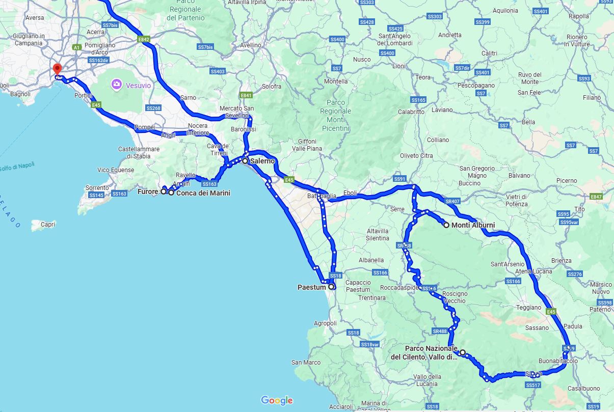 Itinerario Costiera Amalfitana 2-2