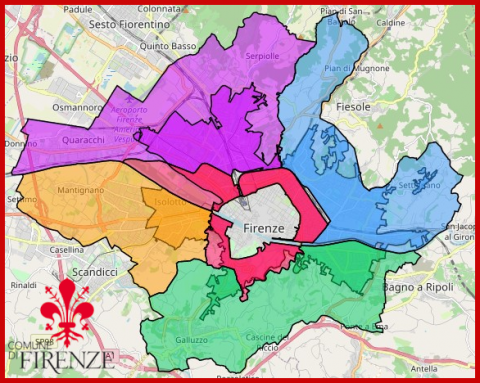 ZTL zones map in Florence
