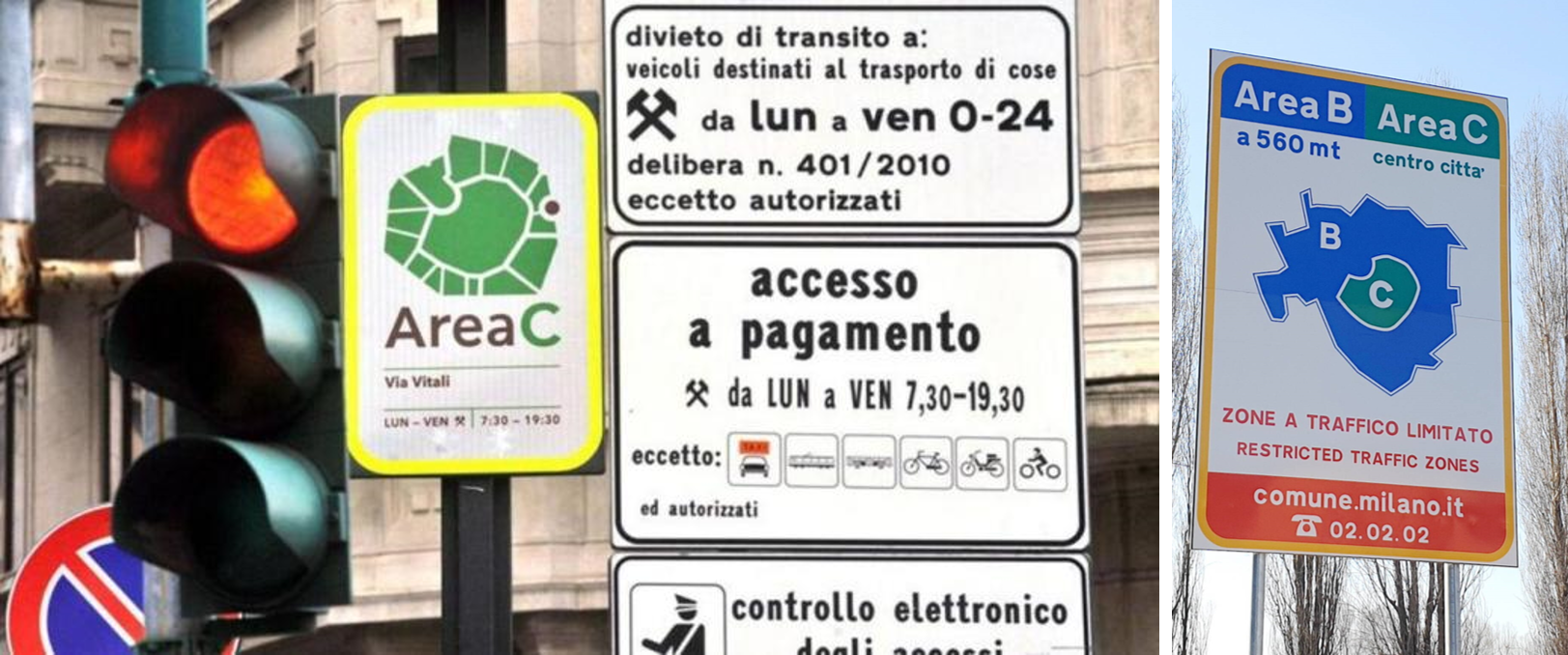 Area B e Area C Milano
