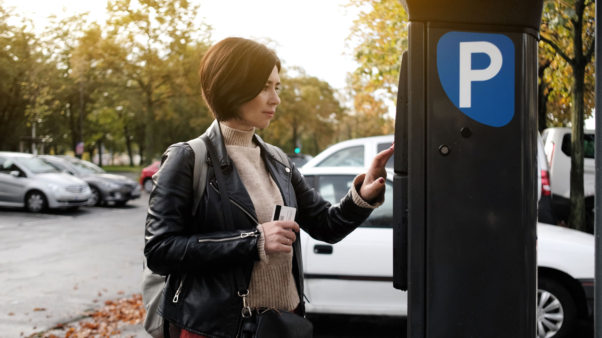 Pagamento del parcheggio con carta di credito